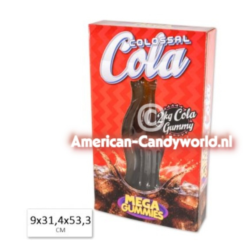 Mega Gummies Giant Cola Fles (2 KG)