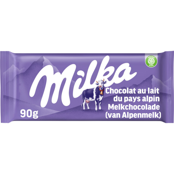 Milka Chocoladereep Alpenmelk