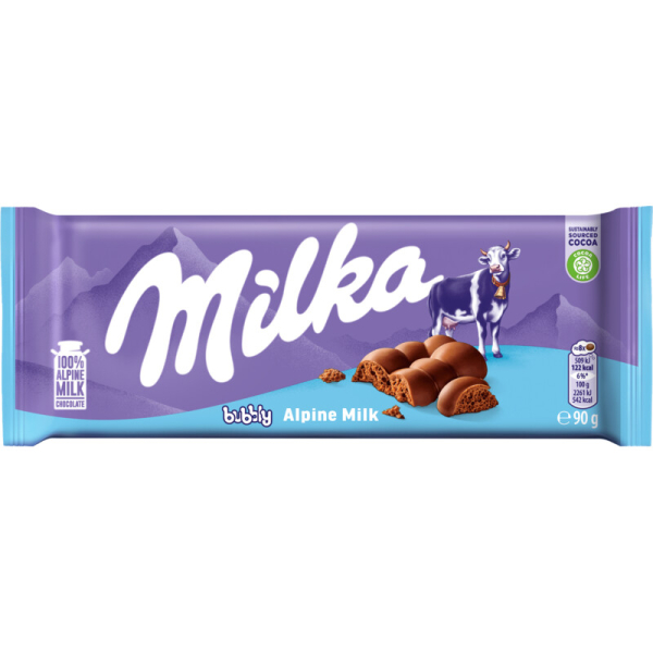 Milka Bubbly Melk Chocoladereep