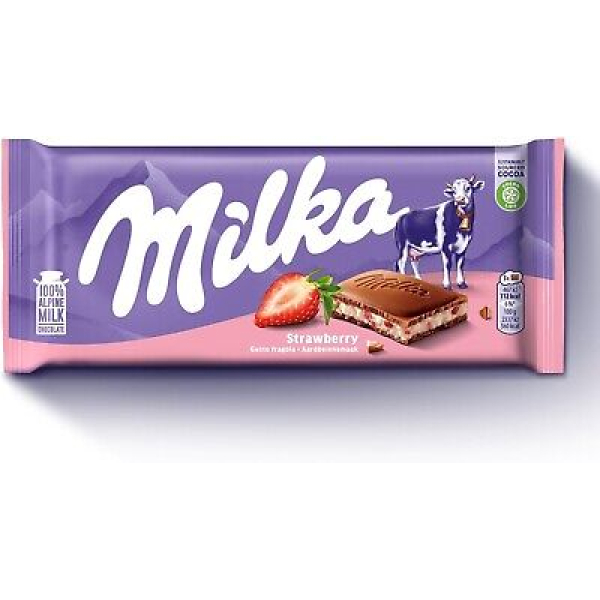 Milka Strawberry Chocoladereep