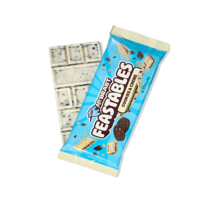 Mr Beast Feastables Cookies & Creme Bar (60 gram)
