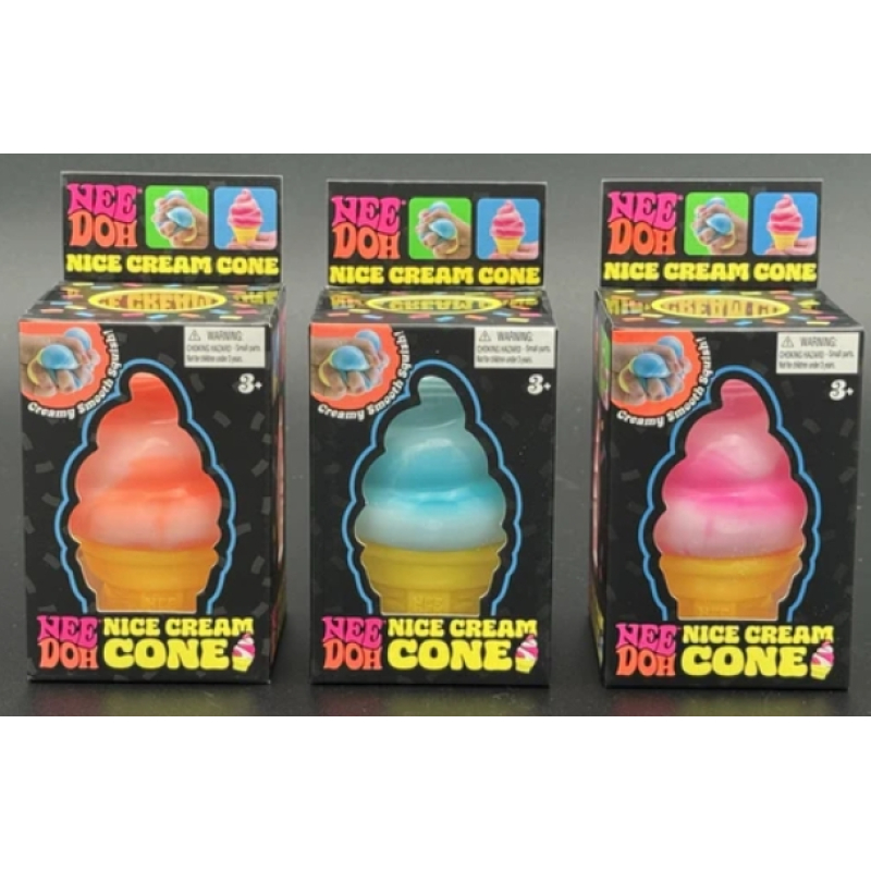 NeeDoh Nice Cream Cones Squishy Toy 