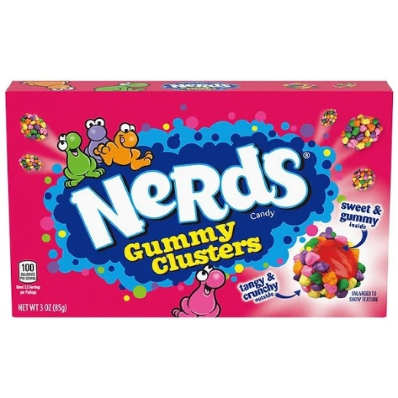 Nerds Gummy Clusters Rainbow (85 gram)