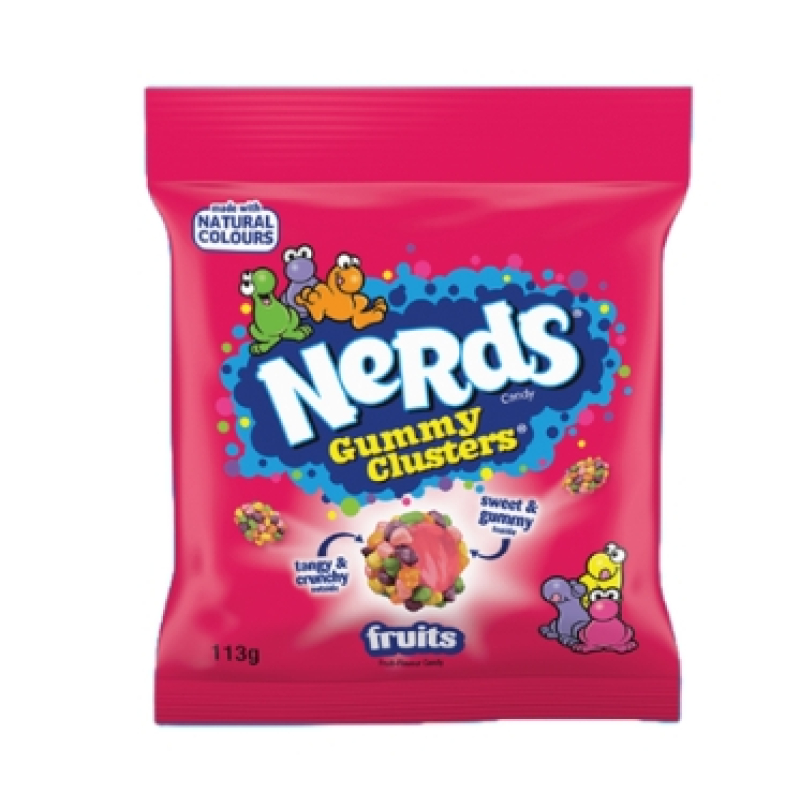 Nerds Gummy Clusters Fruits (113 gram)