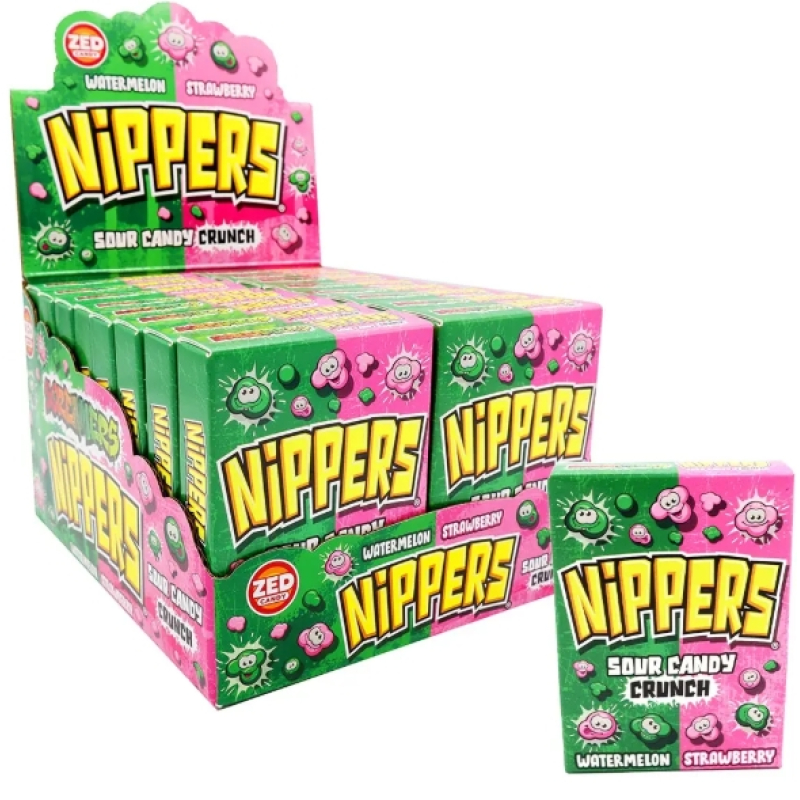 Zed Candy Nippers Sour Candy Watermelon & Strawberry (50 gram)