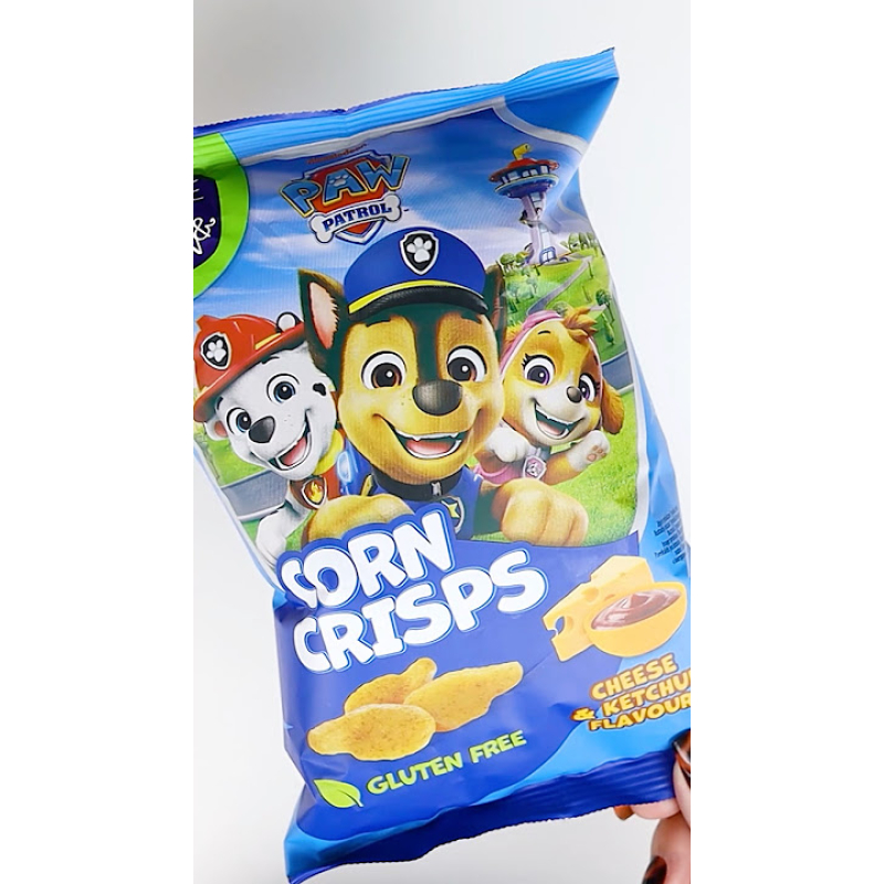 Disney Paw Patrol Corn Chips Cheese & Ketchup (50 gram)