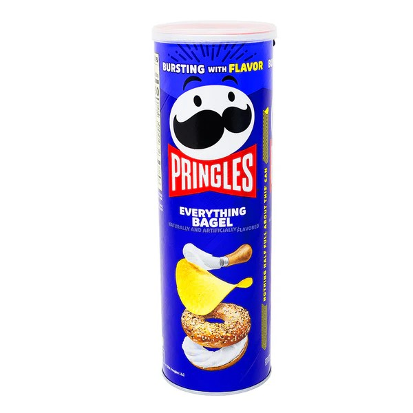 Pringles Everything Bagel USA Chips