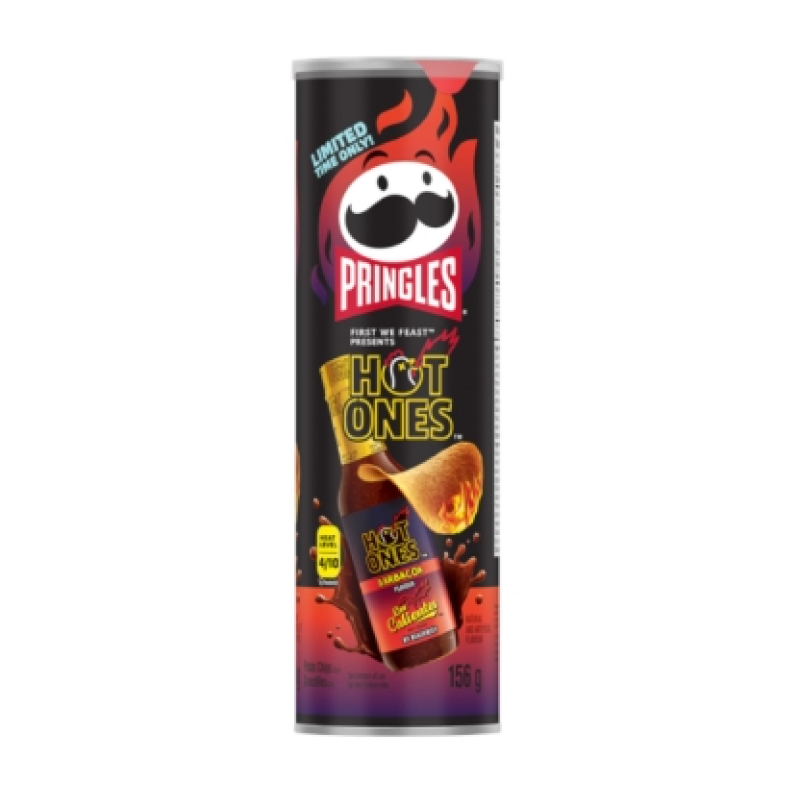 Pringles Hot Ones Los Calientes Barbacoa (156 gram)
