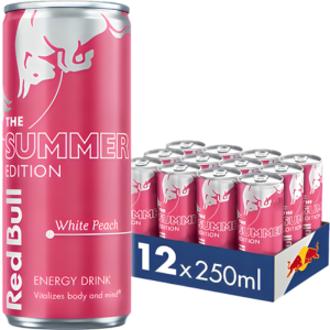 Red Bull White Peach 12 Pak