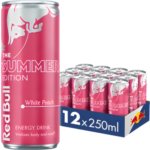 Red Bull White Peach 12 Pak