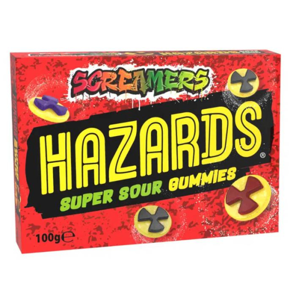 Screamers Hazards Super Sour Gummies (100 gram)