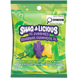 Shaq A Licious XL Gummies Sour Shaq A Licious XL Gummies Sour
