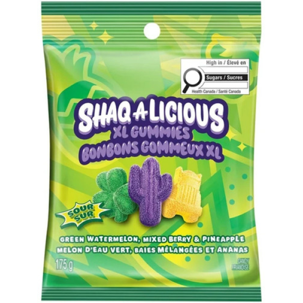 Shaq A Licious XL Gummies Sour