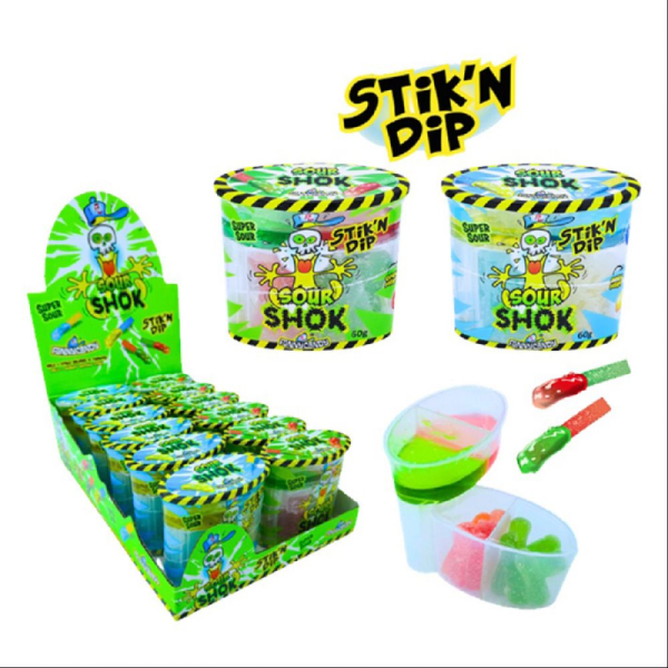 Sour Shock Stik N Dip (60 gram)