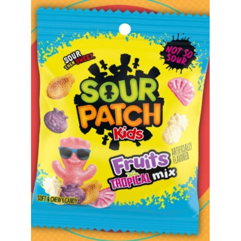 Sour Patch Kids Fruits Tropical Mix (87 gram)