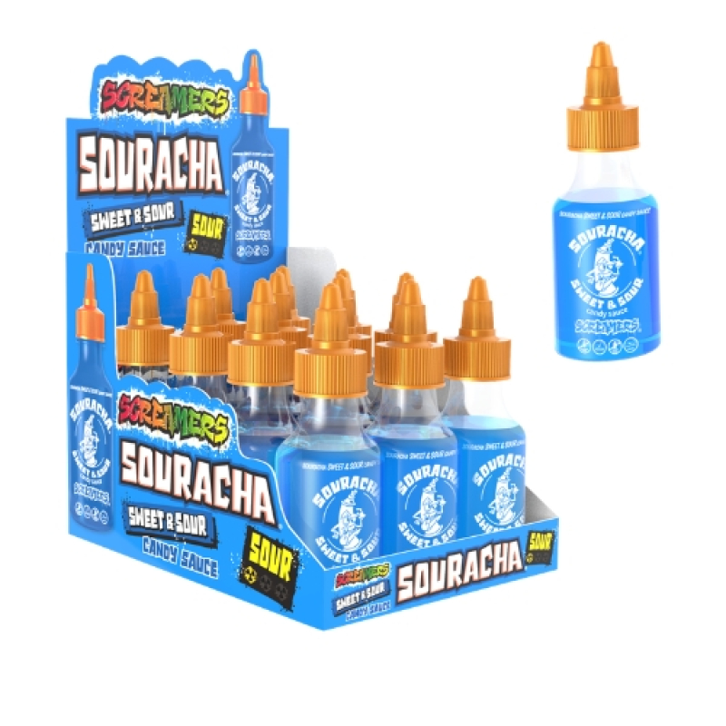 Screamers Souracha Blue Sweet & Sour Candy (90 ml)