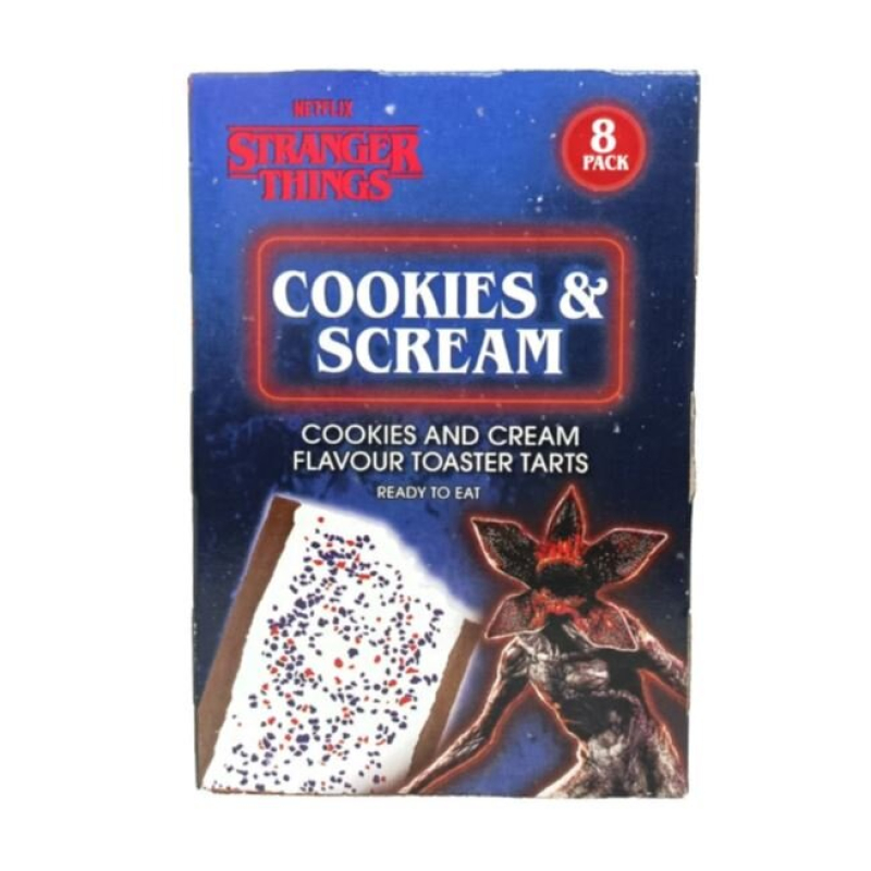 Stranger Things Cookies And Cream Toaster Tarts 8 pak