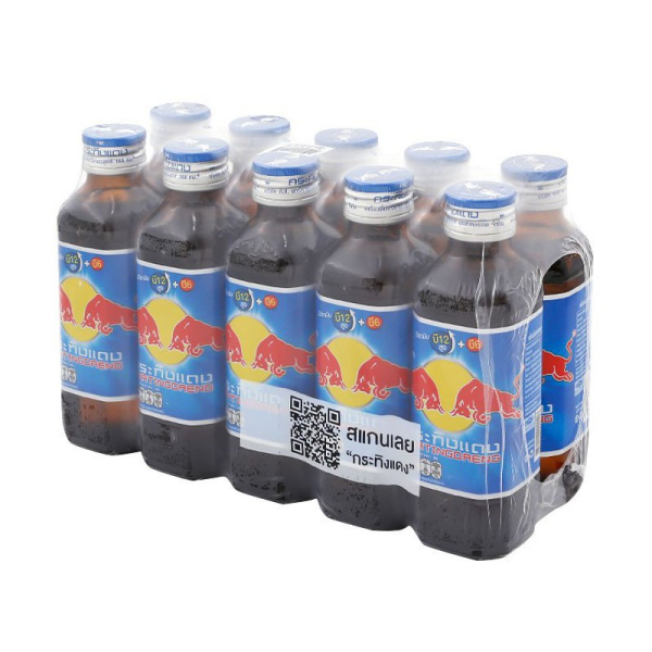 Red Bull Glass Bottle (Thailand) 10 Pak