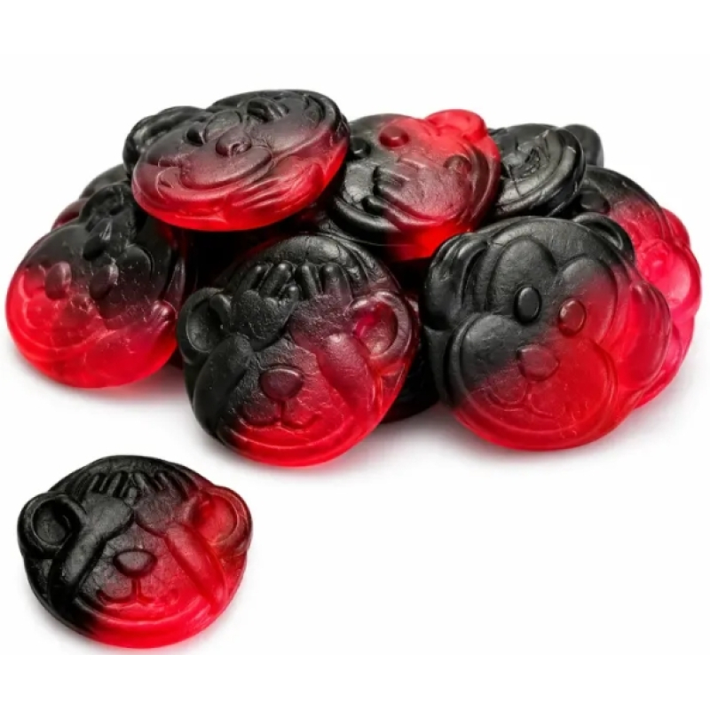 Duo Strawberry Liquorice Monkeys Schepsnoep