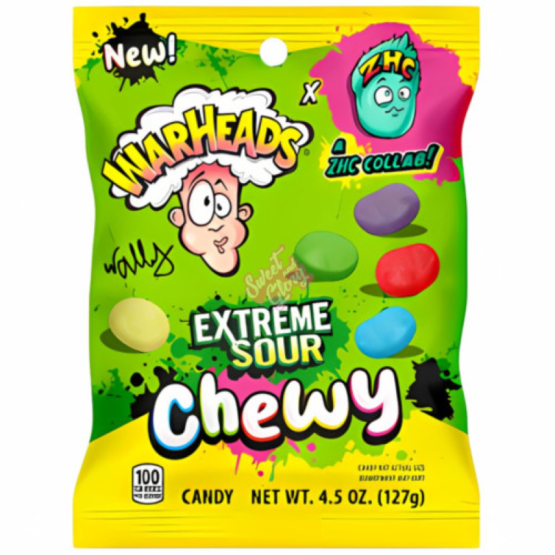 Warheads Extreme Sour Chewy (127 gram)