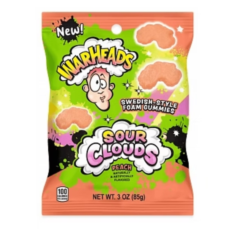 Warheads Sour Clouds Peach (85 gram)