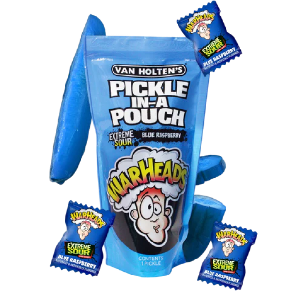 Van Holten Warheads Blue Raspberry Pickle