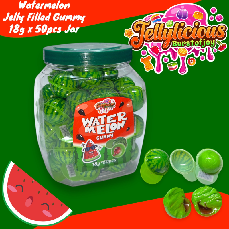 Jellylicious Watermelon Gummy Candy (18 gram)