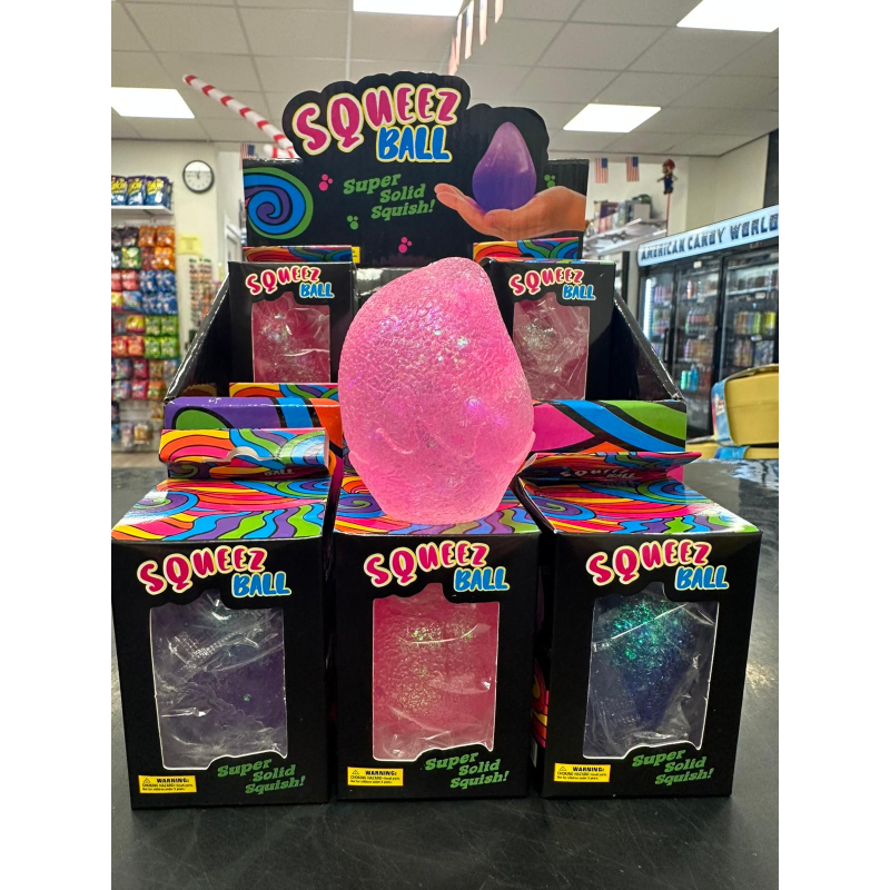 Glitter Squeez Ball Egg Model