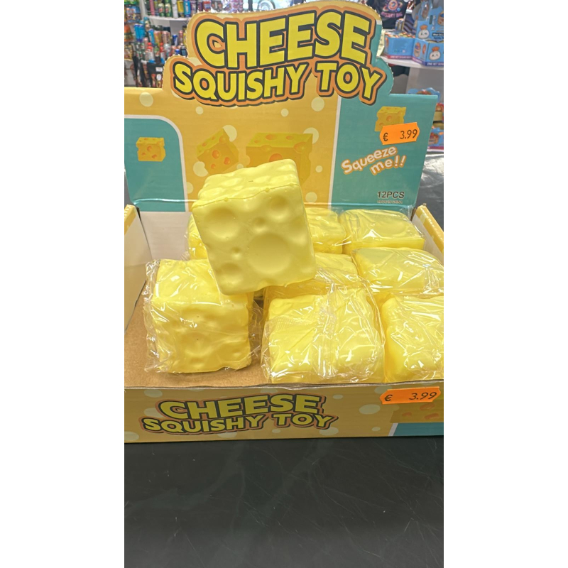 Cheese Squishy Slow Rising (Viral Toy) 4cm