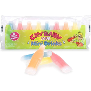 Cry Baby Wax Candy Bottles Sour 8 Pak Cry Baby Wax Candy Bottles Sour 8 Pak