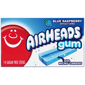 Airhaeds Gum Blue Raspberry Airhaeds Gum Blue Raspberry