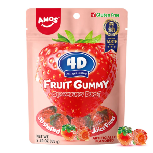 Amos 4D Fruit Strawberry Peach Burst Amos 4D Fruit Strawberry Peach Burst