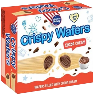 American Bakery Crispy Wafers Chocolate American Bakery Crispy Wafers Chocolate
