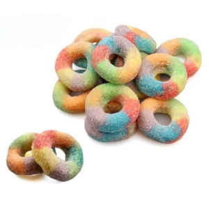 Dolce Plus Rainbow Rings Schepsnoep 100 gram Dolce Plus Rainbow Rings Schepsnoep 100 gram