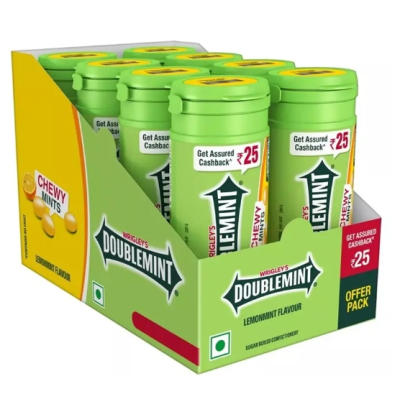 Wrigleys Doublemint Chewy Mints Lemon