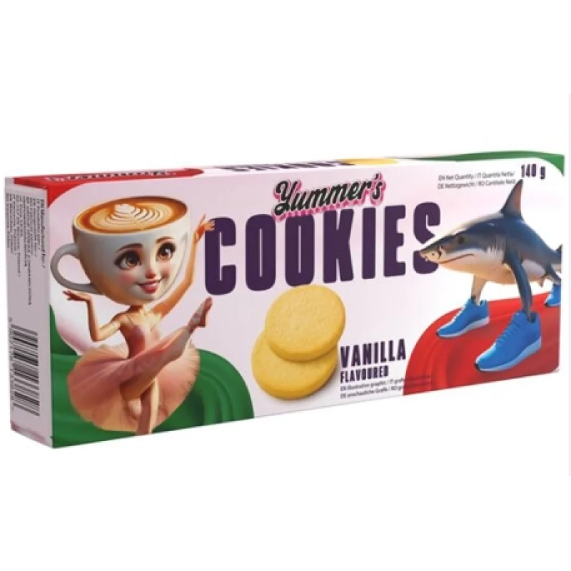 Yummers Vanilla Flavoured Cookies (140 gram)